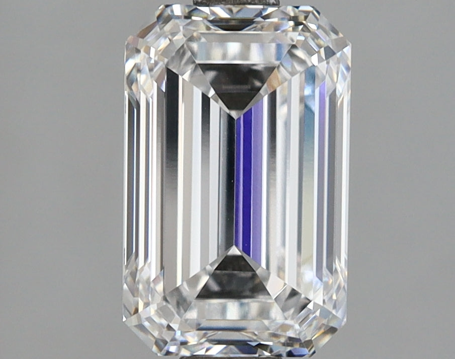 2.48 Carat Emerald Shaped, Ideal Cut, D Color, VVS2 Clarity, IGI Certified Lab Grown Diamond