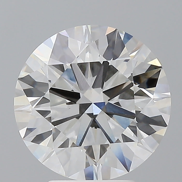 3.58 Carat Round Shaped, Ideal Cut, F Color, VVS2 Clarity, IGI Certified Lab Grown Diamond