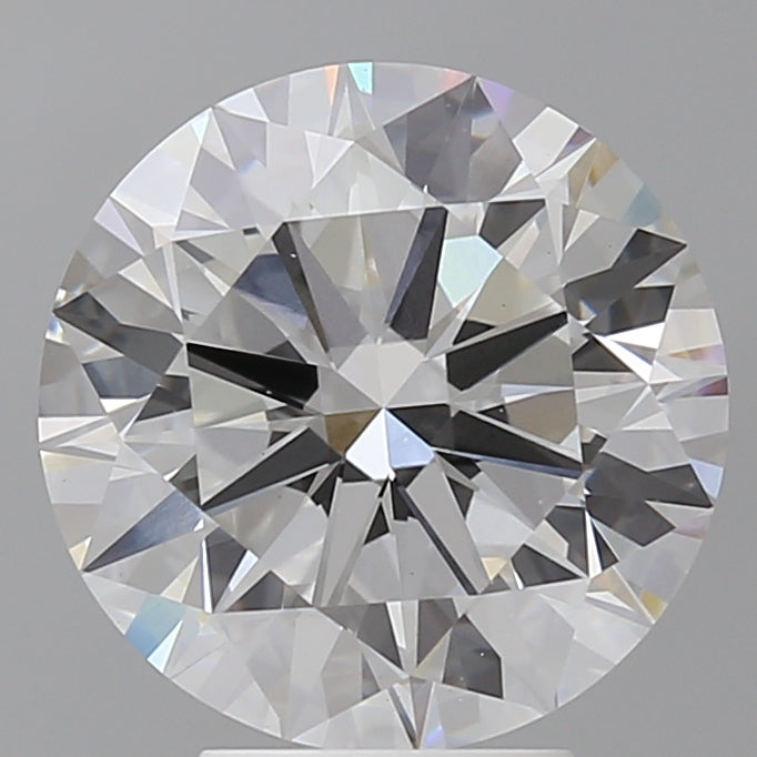 5.00 Carat Round Shaped, Excellent Cut, E Color, VVS2 Clarity, IGI Certified Lab Grown Diamond