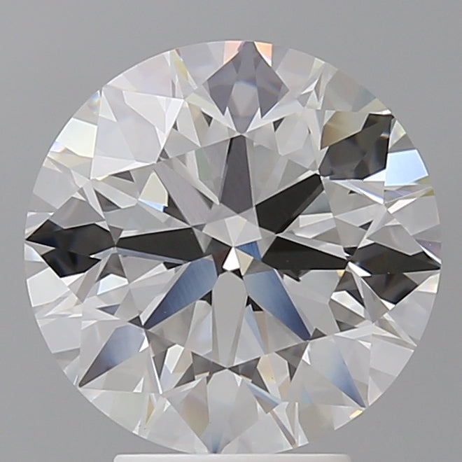 4.53 Carat Round Shaped, Excellent Cut, F Color, VVS2 Clarity, IGI Certified Lab Grown Diamond