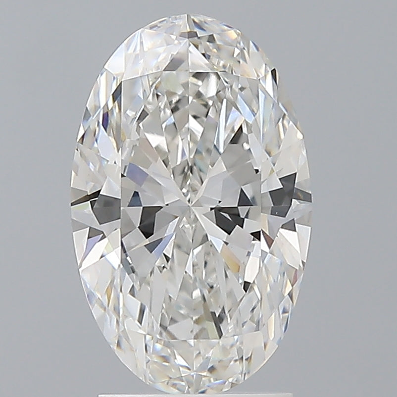 2.53 Carat Oval Shaped, Ideal Cut, F Color, VVS2 Clarity, IGI Certified Lab Grown Diamond