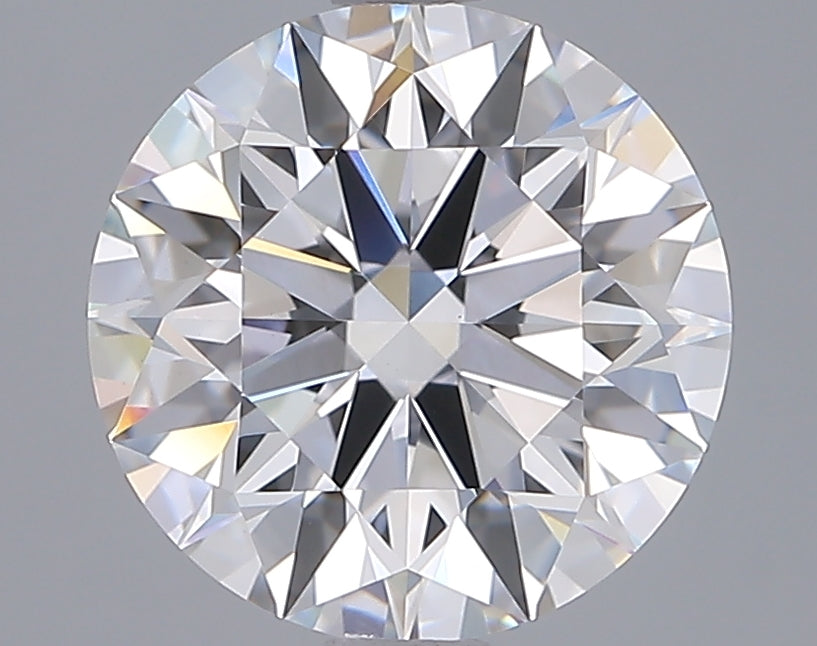 3.04 Carat Round Shaped, Ideal Cut, E Color, VVS2 Clarity, IGI Certified Lab Grown Diamond