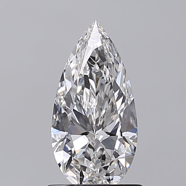 1.03 Carat Pear Shaped, Ideal Cut, G Color, VS1 Clarity, IGI Certified Lab Grown Diamond