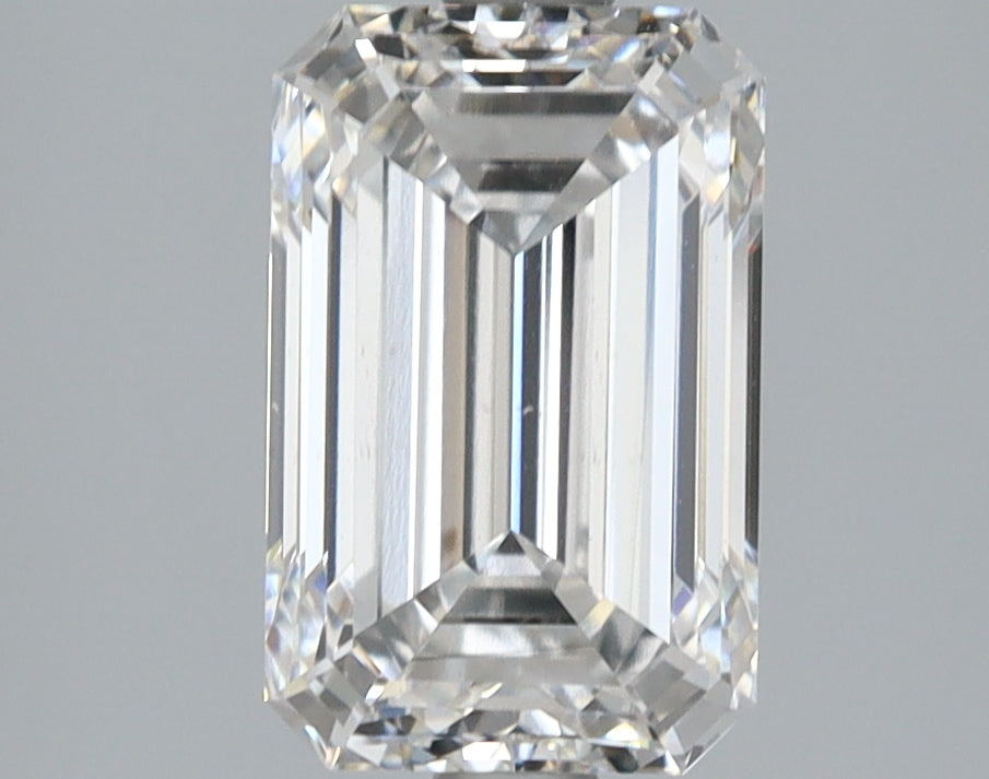 2.52 Carat Emerald Shaped, Ideal Cut, D Color, VS1 Clarity, IGI Certified Lab Grown Diamond