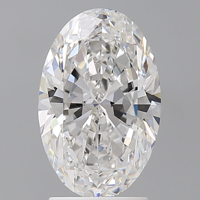 2.53 Carat Oval Shaped, Ideal Cut, E Color, VVS2 Clarity, IGI Certified Lab Grown Diamond