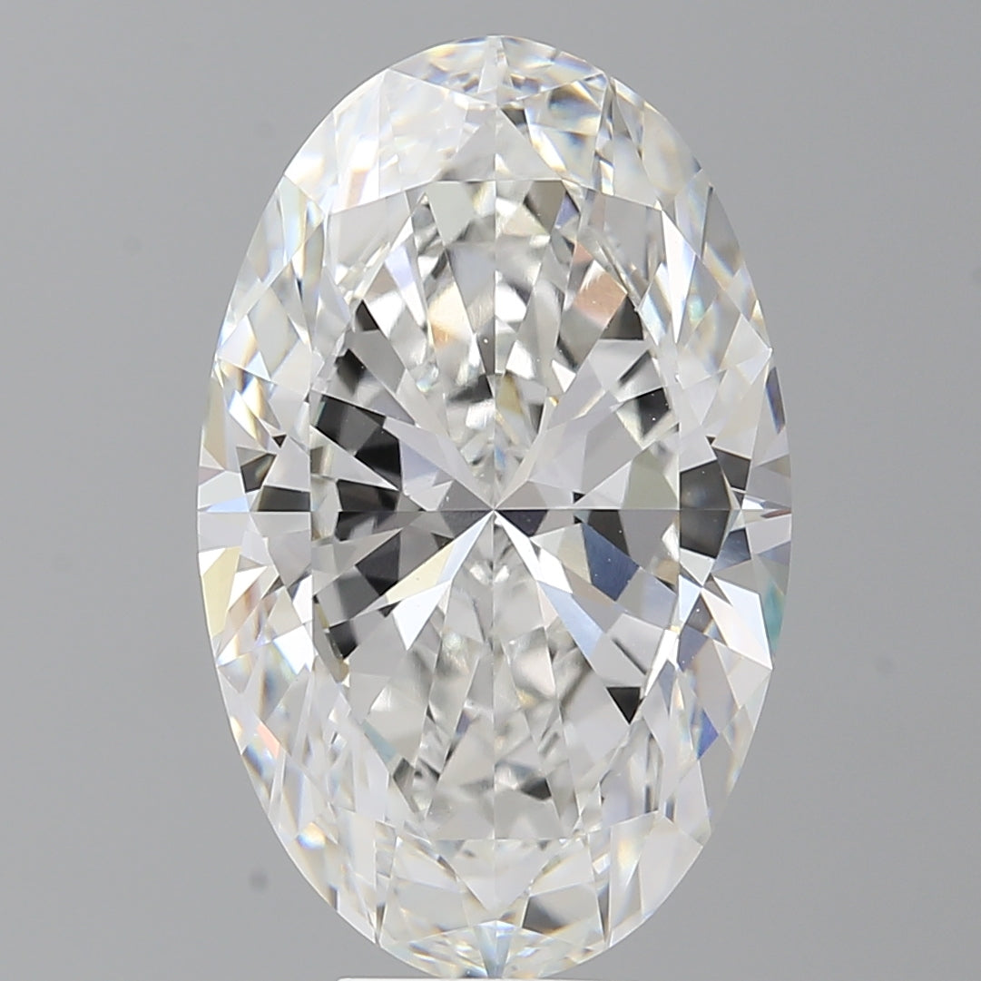 9.09 Carat Oval Shaped, Ideal Cut, E Color, VVS2 Clarity, IGI Certified Lab Grown Diamond