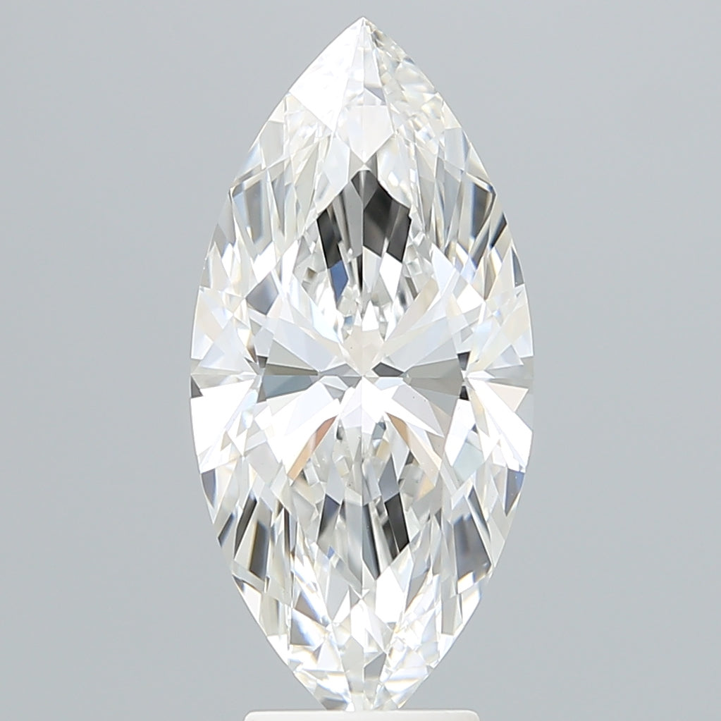 4.72 Carat Marquise Shaped, Ideal Cut, F Color, VS1 Clarity, IGI Certified Lab Grown Diamond