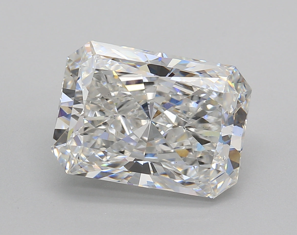 4.51 Carat Radiant Shaped, Excellent Cut, E Color, VS1 Clarity, IGI Certified Lab Grown Diamond