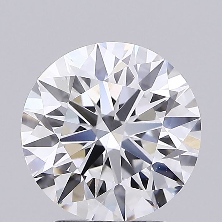 3.04 Carat Round Shaped, Ideal Cut, F Color, VVS2 Clarity, IGI Certified Lab Grown Diamond
