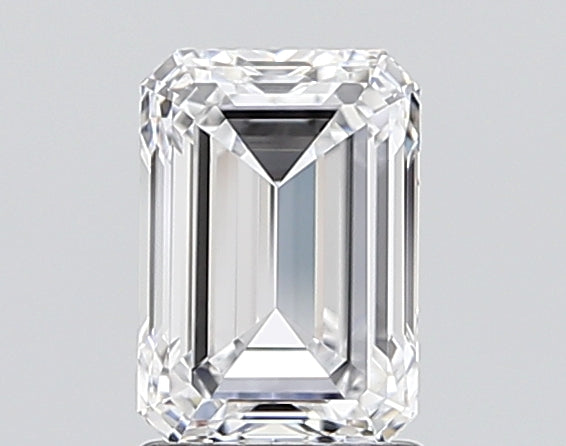 1.74 Carat Emerald Shaped, Ideal Cut, D Color, VS1 Clarity, IGI Certified Lab Grown Diamond