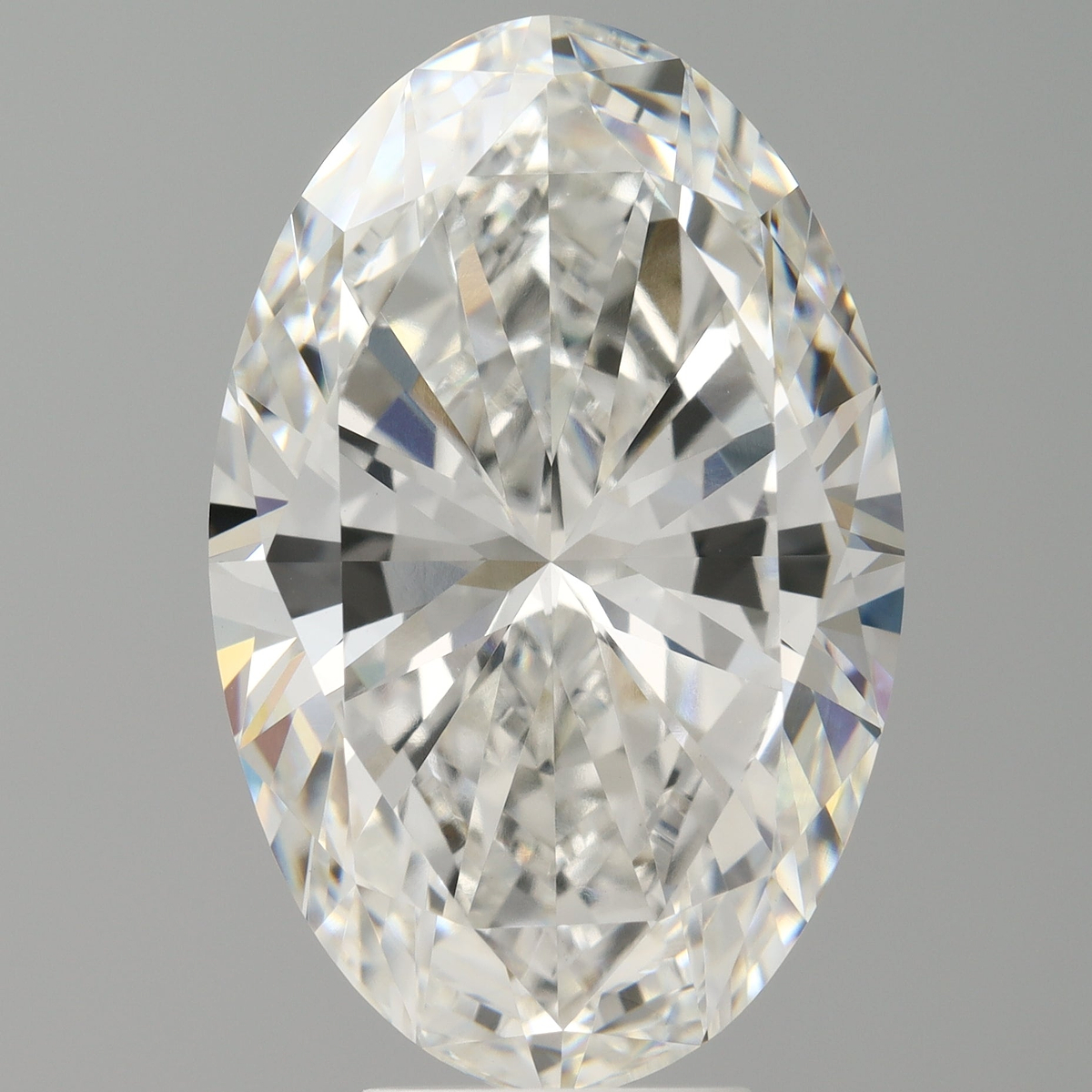 7.01 Carat Oval Shaped, Ideal Cut, F Color, VVS2 Clarity, IGI Certified Lab Grown Diamond