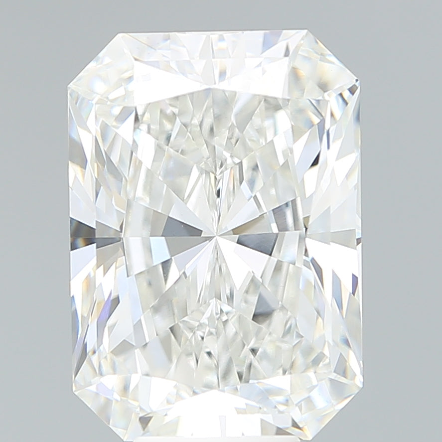 9.06 Carat Radiant Shaped, Ideal Cut, F Color, VVS2 Clarity, IGI Certified Lab Grown Diamond