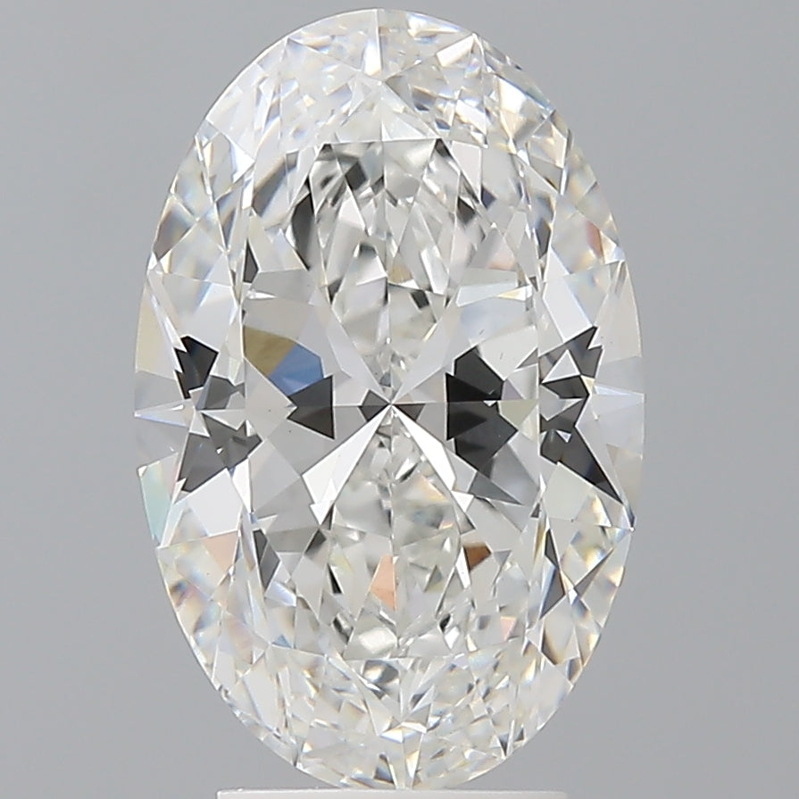 4.05 Carat Oval Shaped, Ideal Cut, E Color, VVS2 Clarity, IGI Certified Lab Grown Diamond