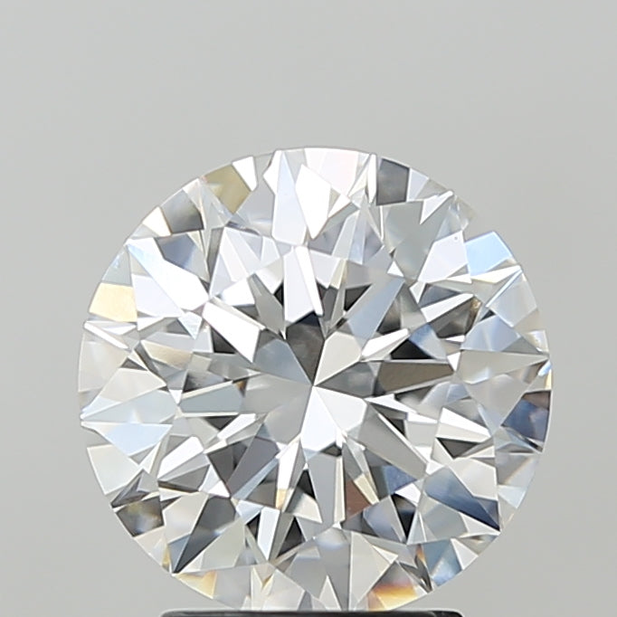 3.01 Carat Round Shaped, Excellent Cut, F Color, VVS2 Clarity, IGI Certified Lab Grown Diamond