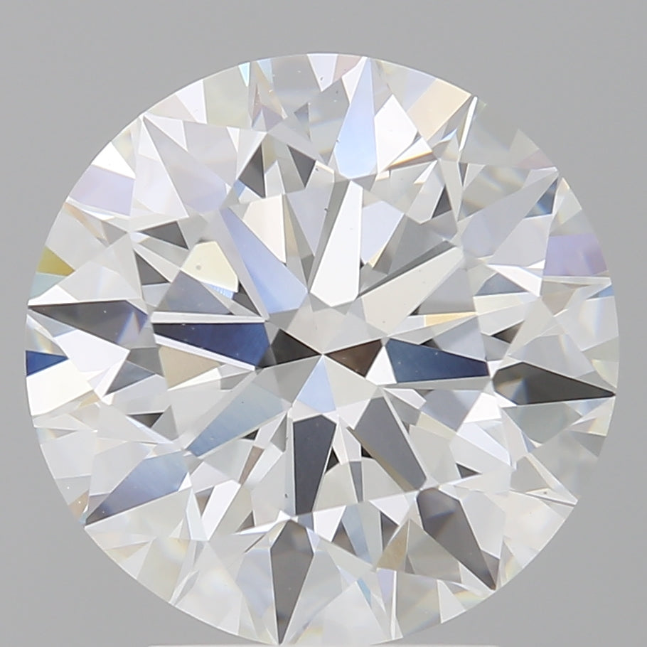4.00 Carat Round Shaped, Ideal Cut, F Color, VS1 Clarity, IGI Certified Lab Grown Diamond