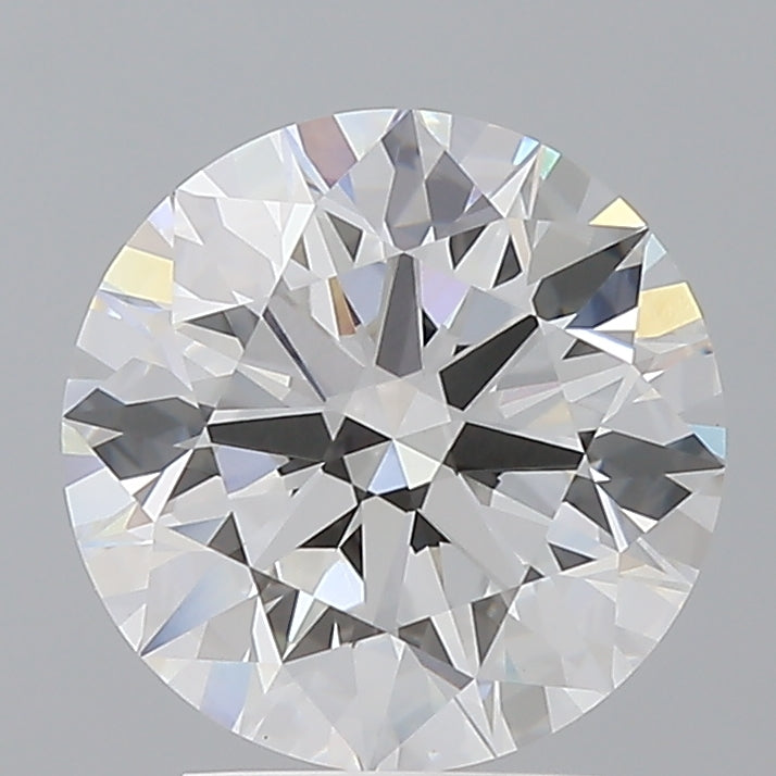3.03 Carat Round Shaped, Ideal Cut, F Color, VVS2 Clarity, IGI Certified Lab Grown Diamond