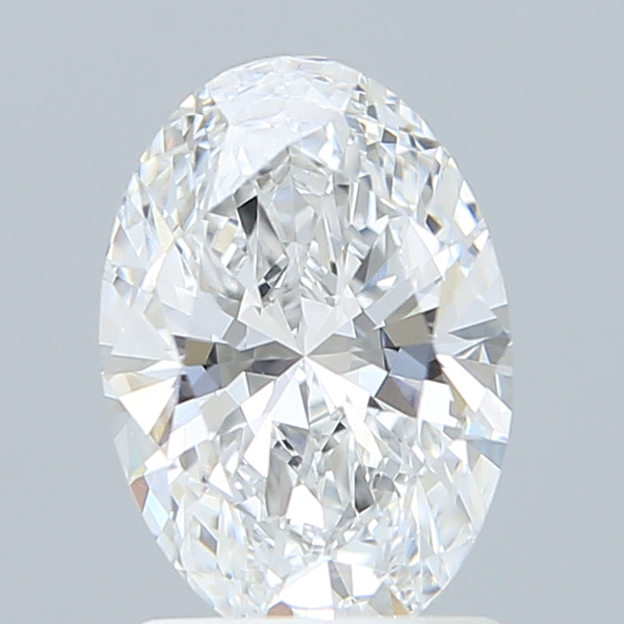 1.54 Carat Oval Shaped, Ideal Cut, D Color, VVS2 Clarity, IGI Certified Lab Grown Diamond
