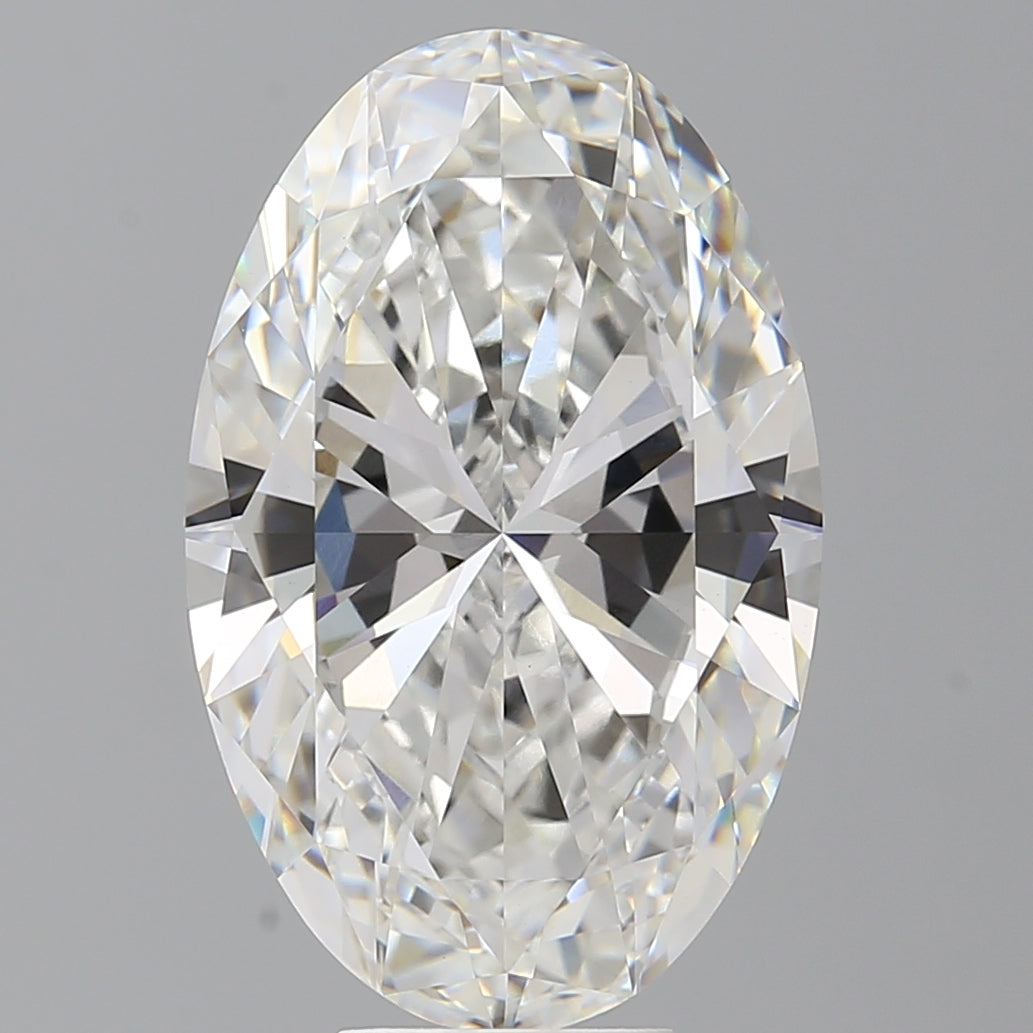 8.52 Carat Oval Shaped, Ideal Cut, F Color, VVS2 Clarity, IGI Certified Lab Grown Diamond