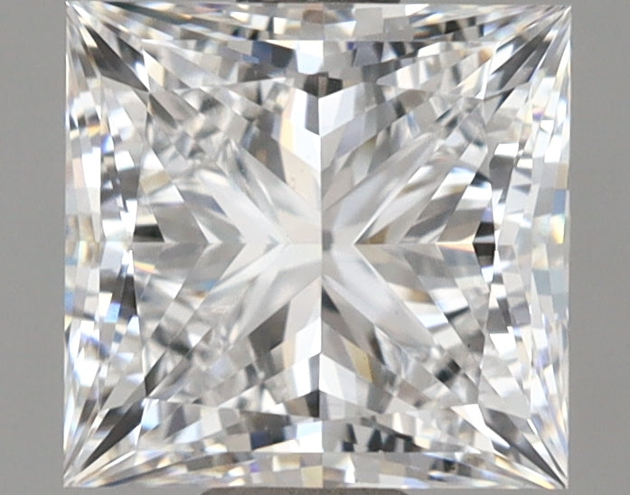 1.72 Carat Princess Shaped, Ideal Cut, D Color, VS1 Clarity, IGI Certified Lab Grown Diamond