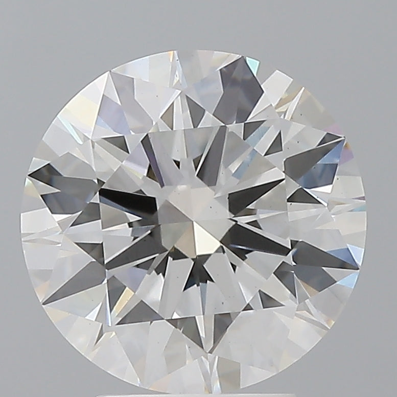 4.05 Carat Round Shaped, Ideal Cut, F Color, VS1 Clarity, IGI Certified Lab Grown Diamond