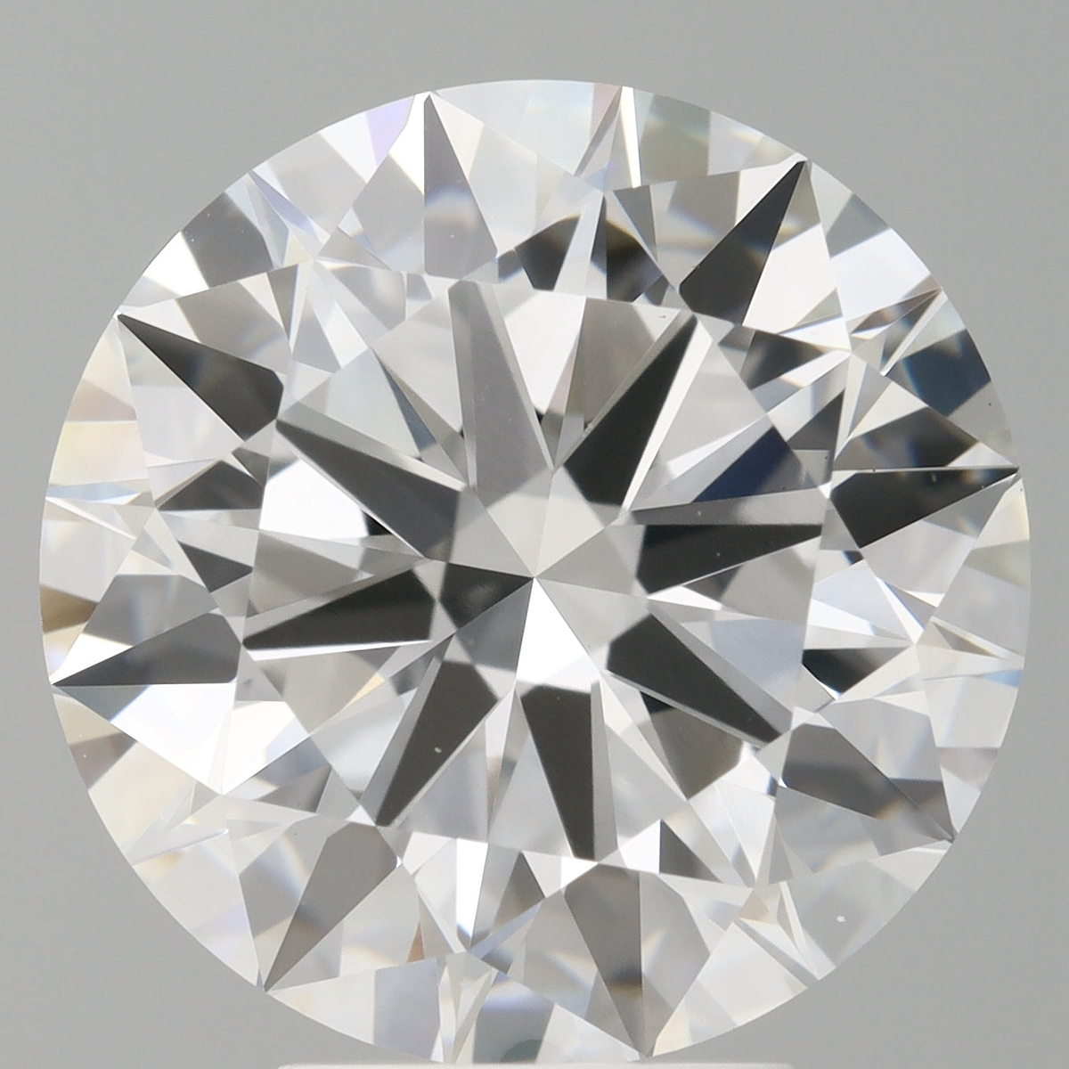 5.55 Carat Round Shaped, Excellent Cut, E Color, VVS2 Clarity, IGI Certified Lab Grown Diamond