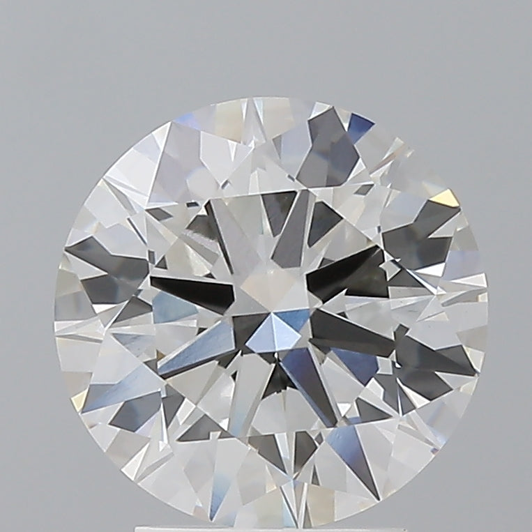 3.08 Carat Round Shaped, Ideal Cut, F Color, VVS2 Clarity, IGI Certified Lab Grown Diamond