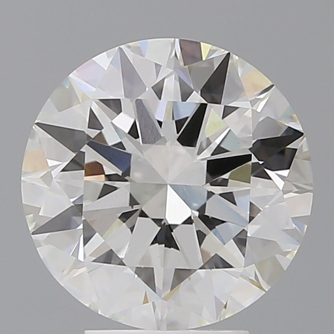 4.54 Carat Round Shaped, Excellent Cut, F Color, VVS2 Clarity, IGI Certified Lab Grown Diamond