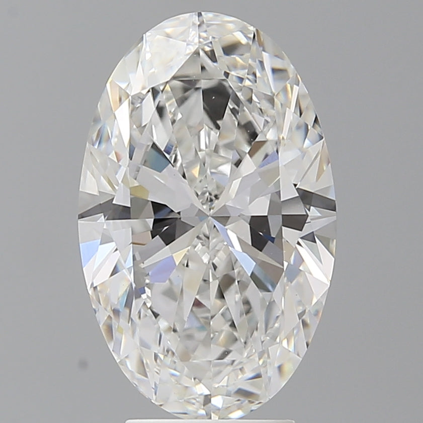 4.54 Carat Oval Shaped, Ideal Cut, E Color, VVS2 Clarity, IGI Certified Lab Grown Diamond