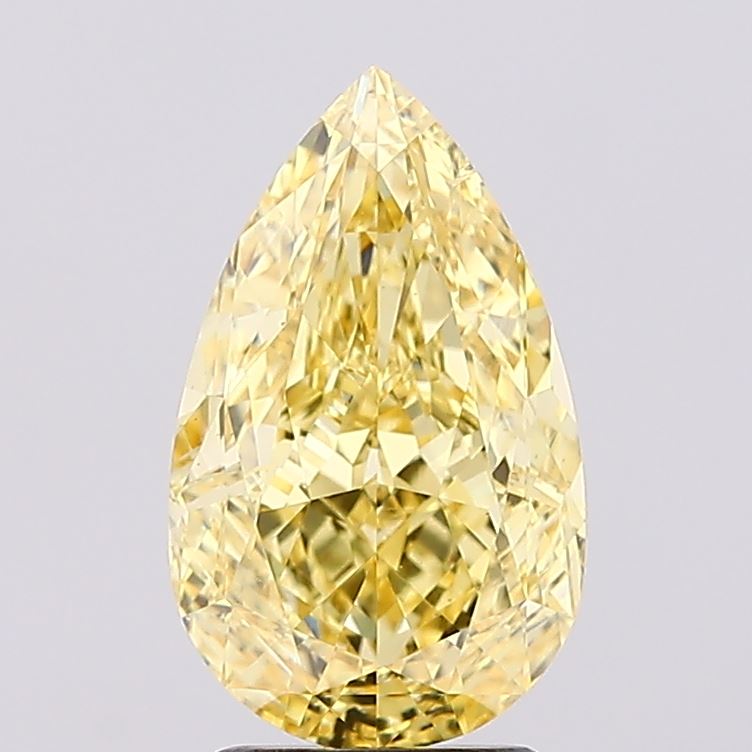 2.95 Carat Pear Shaped, Excellent Cut, VS2 Clarity, IGI Certified Lab Grown Diamond