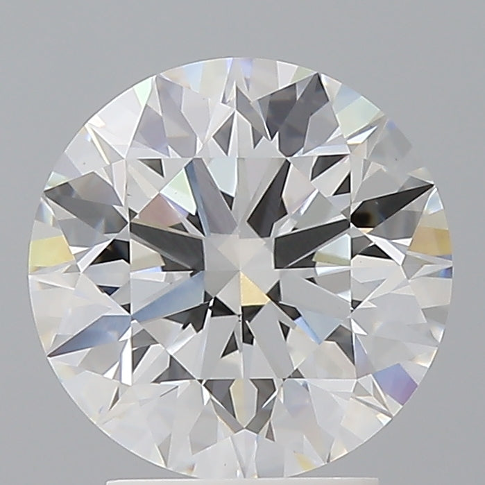 3.08 Carat Round Shaped, Excellent Cut, E Color, VVS2 Clarity, IGI Certified Lab Grown Diamond