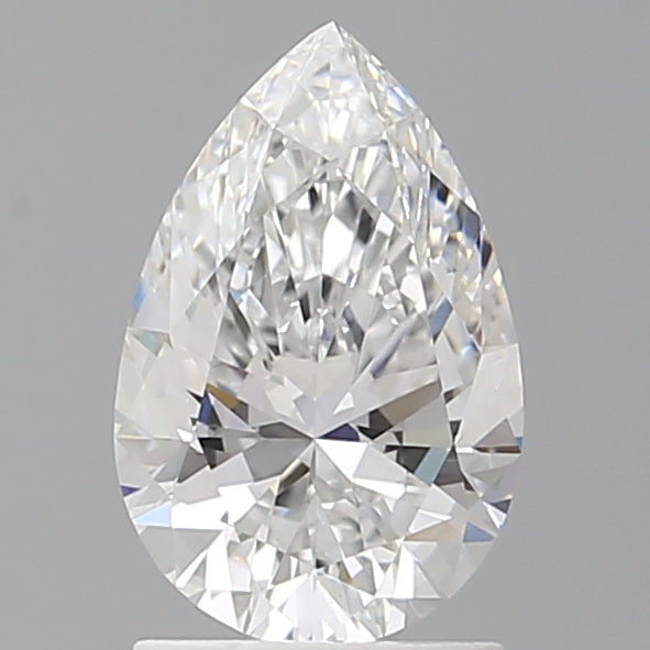 1.58 Carat Pear Shaped, Ideal Cut, D Color, VS1 Clarity, IGI Certified Lab Grown Diamond