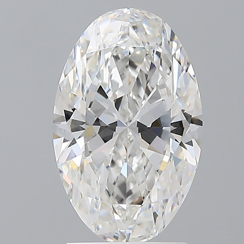 2.52 Carat Oval Shaped, Ideal Cut, E Color, VVS2 Clarity, IGI Certified Lab Grown Diamond