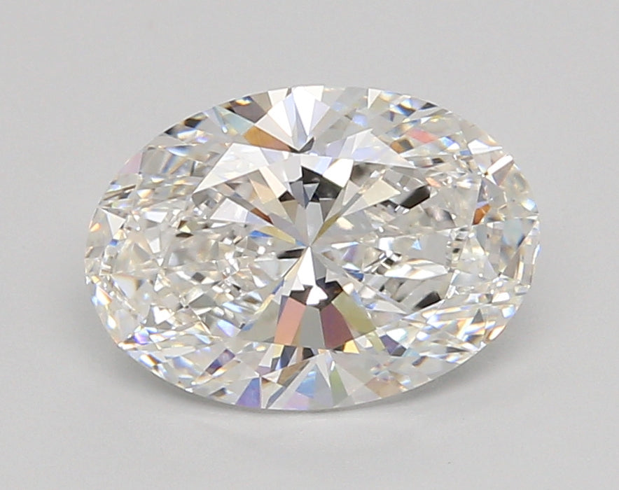 2.51 Carat Oval Shaped, Ideal Cut, F Color, VVS1 Clarity, IGI Certified Lab Grown Diamond