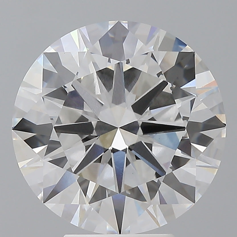 5.51 Carat Round Shaped, Excellent Cut, E Color, VVS2 Clarity, IGI Certified Lab Grown Diamond