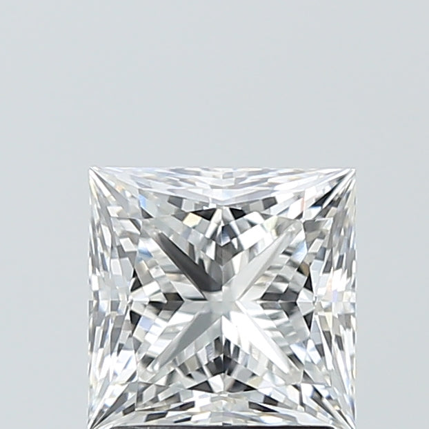 2.09 Carat Princess Shaped, Ideal Cut, F Color, VS1 Clarity, IGI Certified Lab Grown Diamond