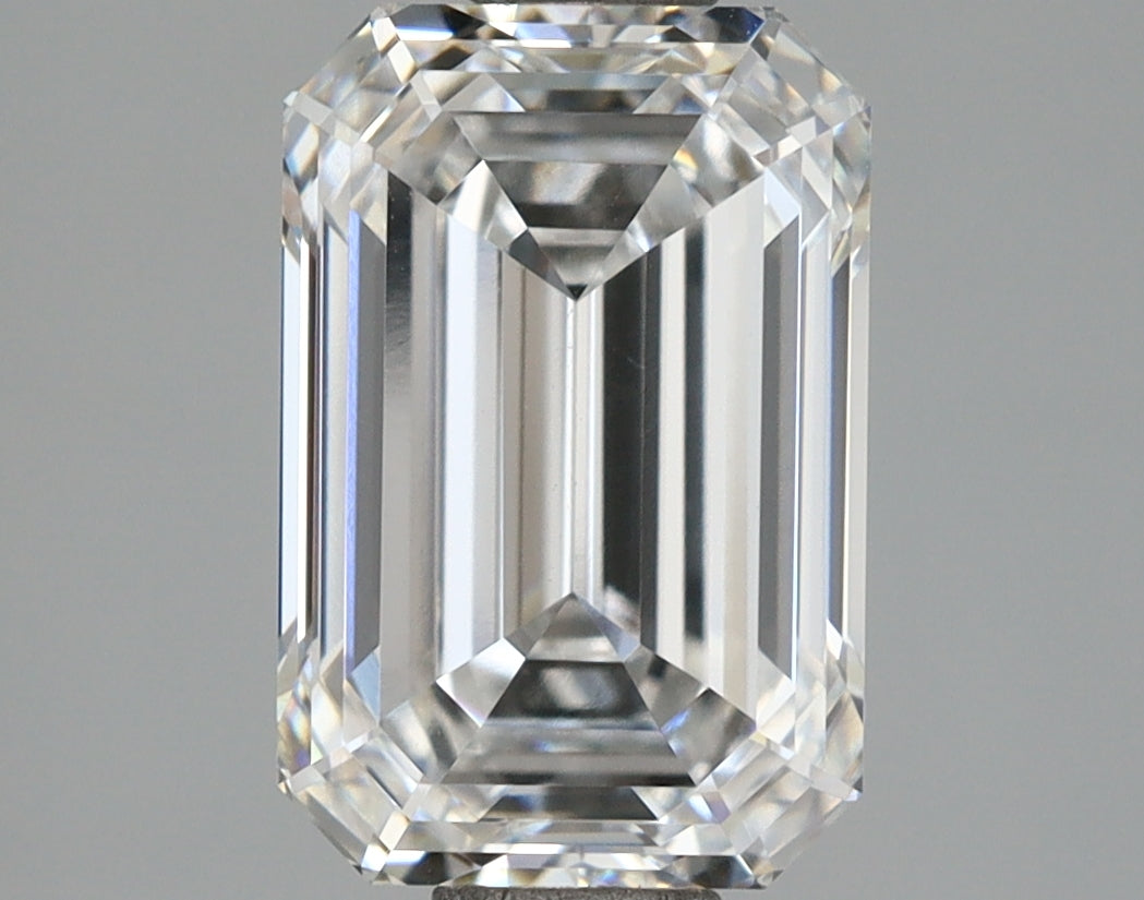 2.59 Carat Emerald Shaped, Ideal Cut, D Color, VVS1 Clarity, IGI Certified Lab Grown Diamond