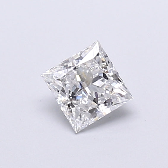 0.52 Carat Princess Shaped, Very Good Cut, D Color, VVS2 Clarity, IGI Certified Lab Grown Diamond