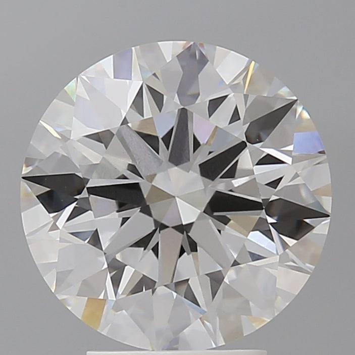 4.09 Carat Round Shaped, Ideal Cut, E Color, VVS2 Clarity, IGI Certified Lab Grown Diamond