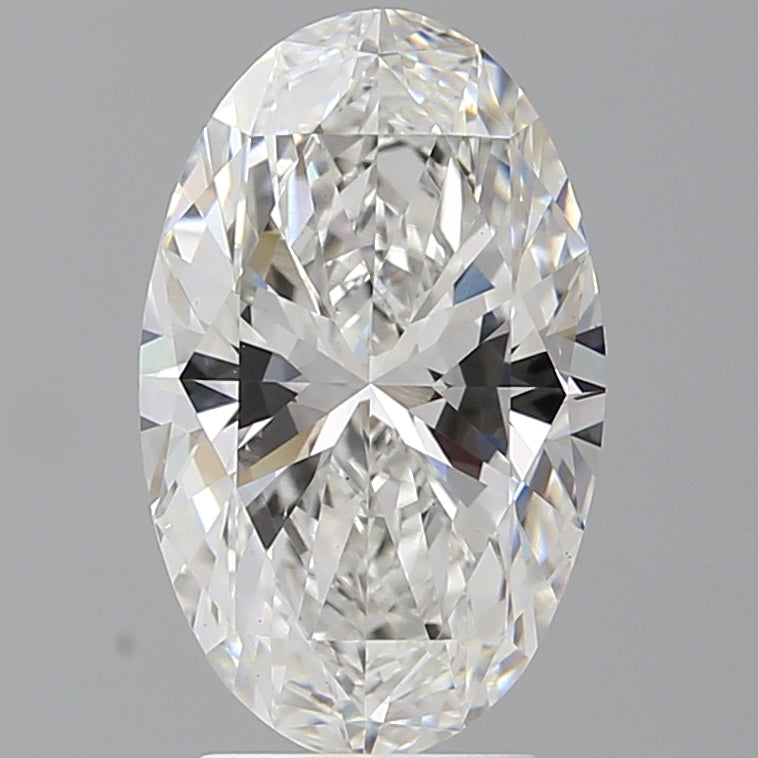 3.50 Carat Oval Shaped, Ideal Cut, E Color, VS1 Clarity, IGI Certified Lab Grown Diamond