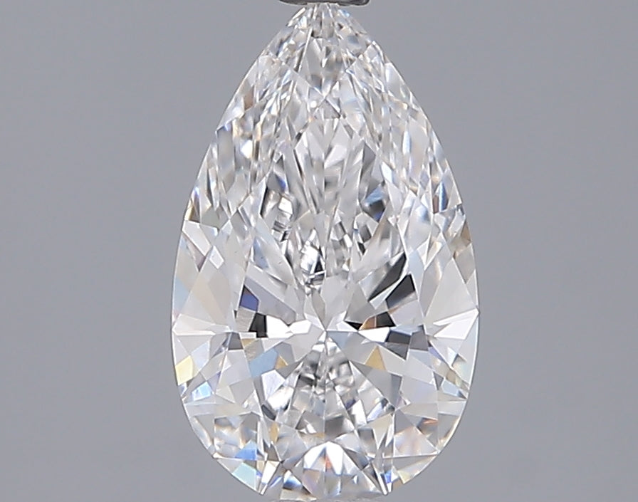 1.53 Carat Pear Shaped, Ideal Cut, D Color, VVS2 Clarity, IGI Certified Lab Grown Diamond