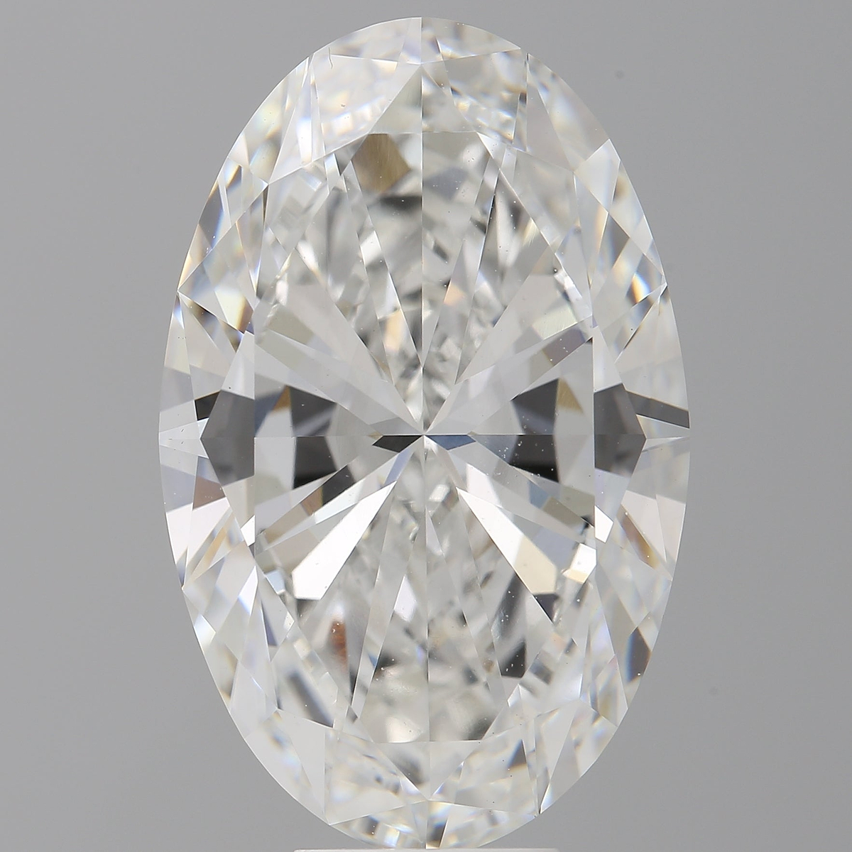10.00 Carat Oval Shaped, Ideal Cut, F Color, VS1 Clarity, IGI Certified Lab Grown Diamond