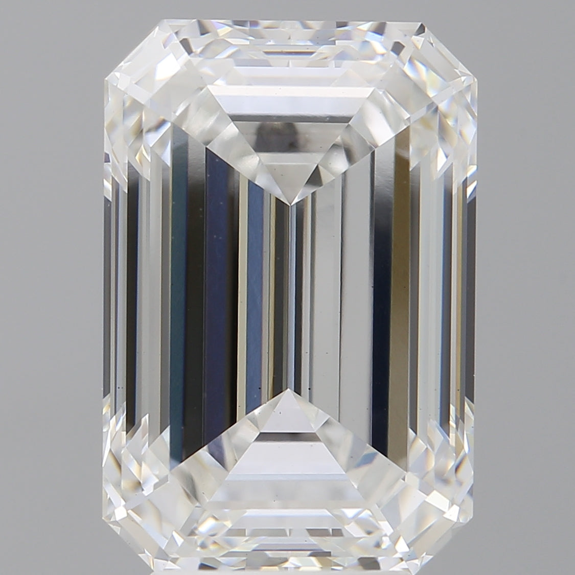 6.08 Carat Emerald Shaped, Ideal Cut, E Color, VS1 Clarity, IGI Certified Lab Grown Diamond