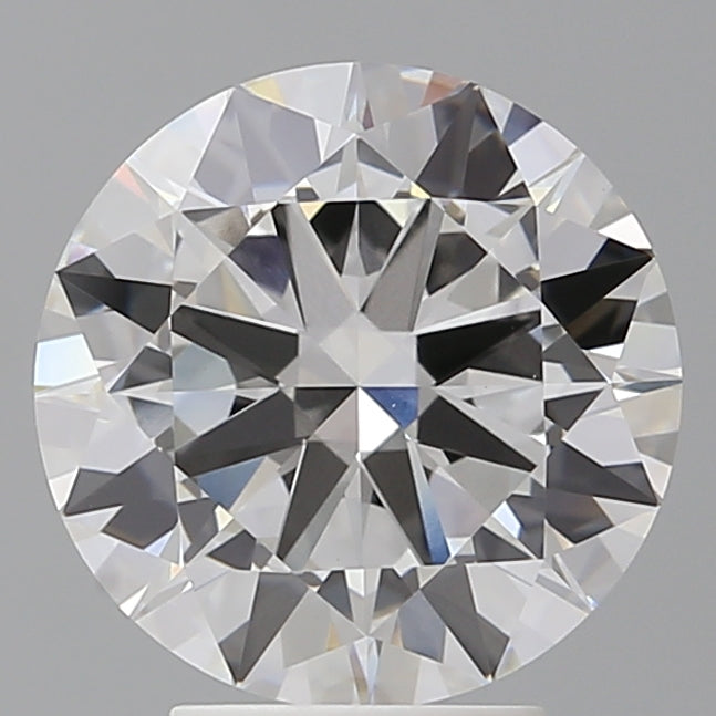 4.03 Carat Round Shaped, Excellent Cut, F Color, VVS2 Clarity, IGI Certified Lab Grown Diamond