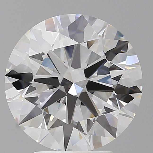 4.02 Carat Round Shaped, Ideal Cut, F Color, VVS2 Clarity, IGI Certified Lab Grown Diamond