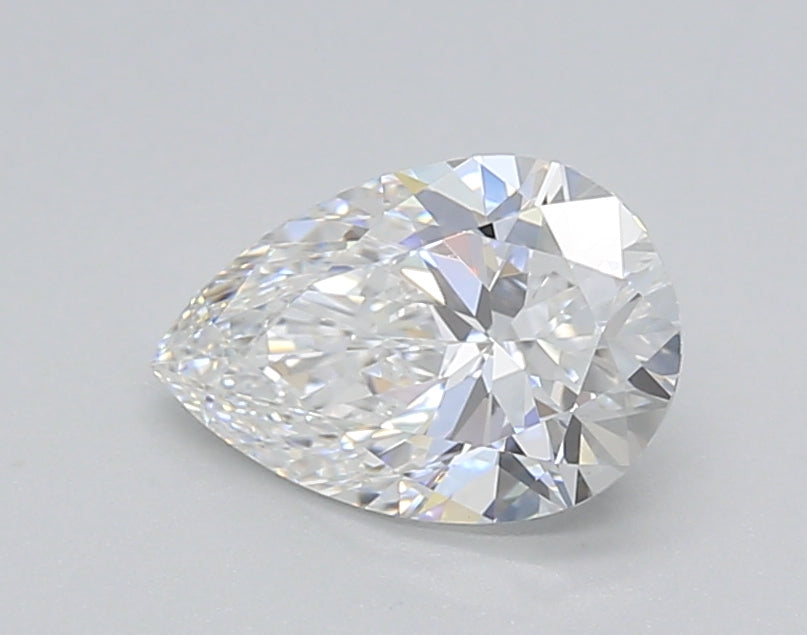 1.02 Carat Pear Shaped, Excellent Cut, D Color, VS1 Clarity, IGI Certified Lab Grown Diamond