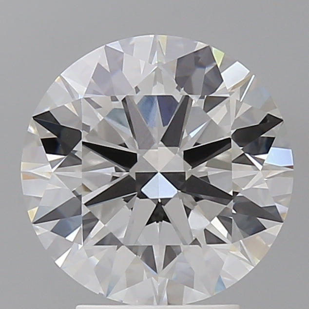 3.54 Carat Round Shaped, Ideal Cut, E Color, VVS2 Clarity, IGI Certified Lab Grown Diamond