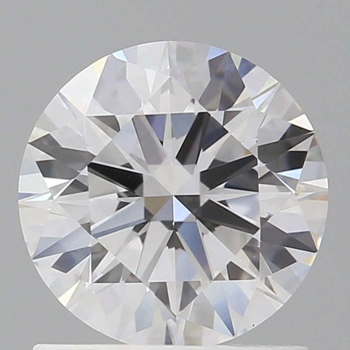 1.10 Carat Round Shaped, Ideal Cut, D Color, VVS2 Clarity, IGI Certified Lab Grown Diamond