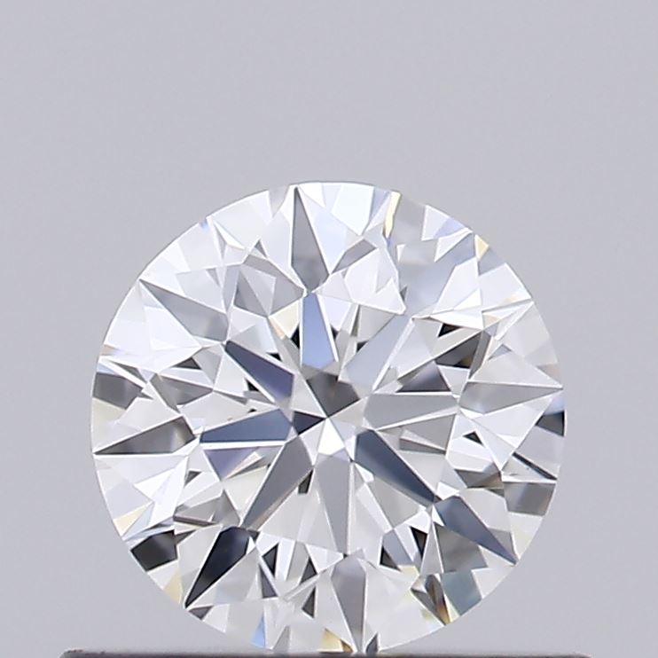 0.53 Carat Round Shaped, Ideal Cut, D Color, VVS2 Clarity, IGI Certified Lab Grown Diamond