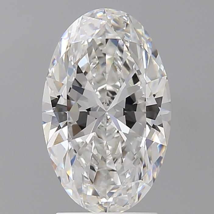 2.58 Carat Oval Shaped, Ideal Cut, E Color, VVS2 Clarity, IGI Certified Lab Grown Diamond