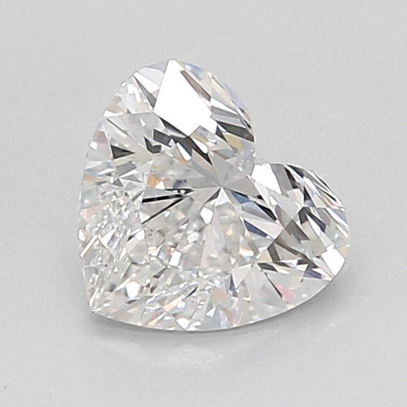 1.06 Carat Heart Shaped, Very Good Cut, D Color, VVS2 Clarity, IGI Certified Lab Grown Diamond